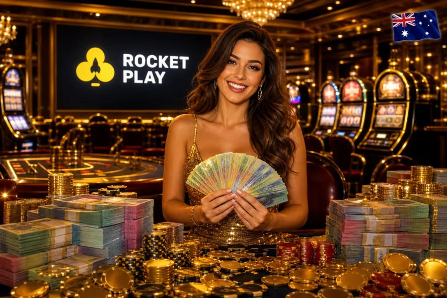 RocketPlay Casino lobby